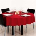 Atmosphera Tablecloth round red tablecloth, a practical table decoration Atmosphera Tablecloth round red tablecloth, a practical table decoration