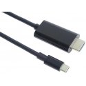 „PremiumCord“ kabelis no USB-C uz HDMI 2 m izšķirtspēja 4K*2K@60Hz FULL HD 1080p „PremiumCord“ kabelis no USB-C uz HDMI 2 m izšķirtspēja 4K*2K@60Hz FULL HD 1080p