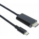 „PremiumCord“ kabelis iš USB-C į HDMI 2 m raiška 4K*2K@60Hz FULL HD 1080p „PremiumCord“ kabelis iš USB-C į HDMI 2 m raiška 4K*2K@60Hz FULL HD 1080p