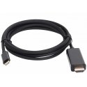 „PremiumCord“ kabelis iš USB-C į HDMI 2 m raiška 4K*2K@60Hz FULL HD 1080p „PremiumCord“ kabelis iš USB-C į HDMI 2 m raiška 4K*2K@60Hz FULL HD 1080p