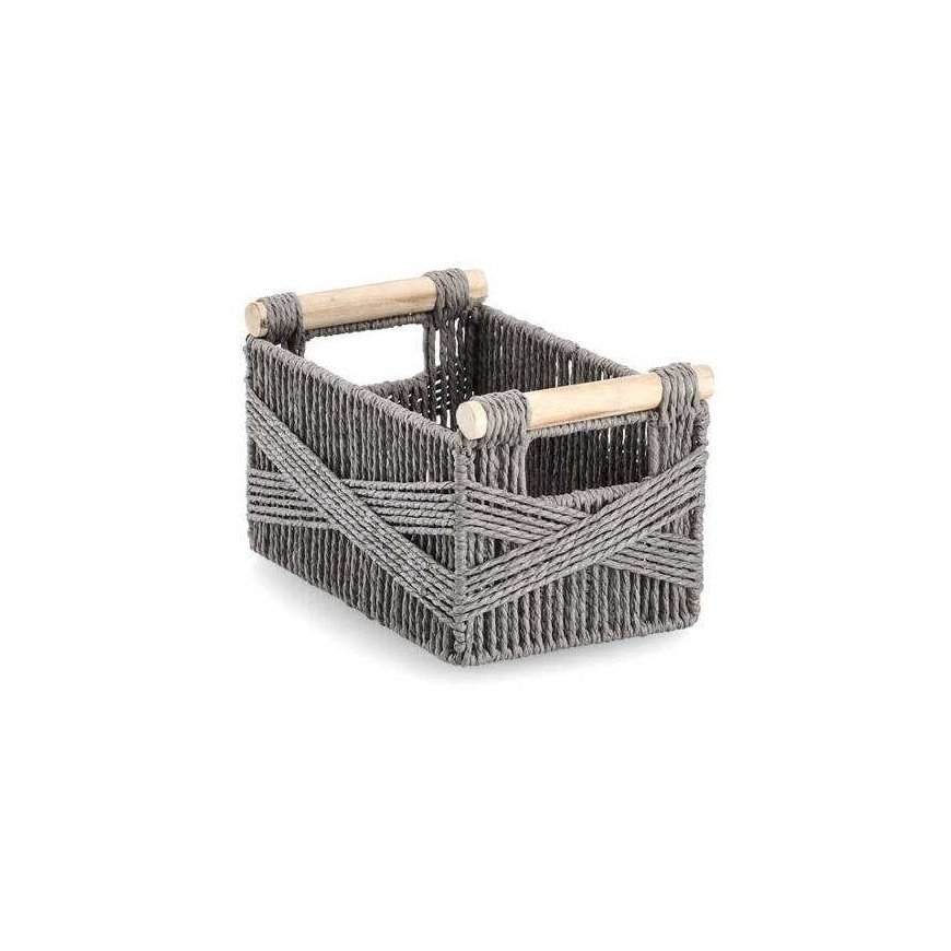 Zeller Storage Basket with Handles, 28 x 17 cm