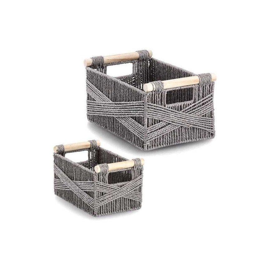 Zeller Storage Basket with Handles, 28 x 17 cm – 2