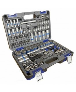Kingroy 1/4" + 1/2" Socket Set 108pcs. 72TH