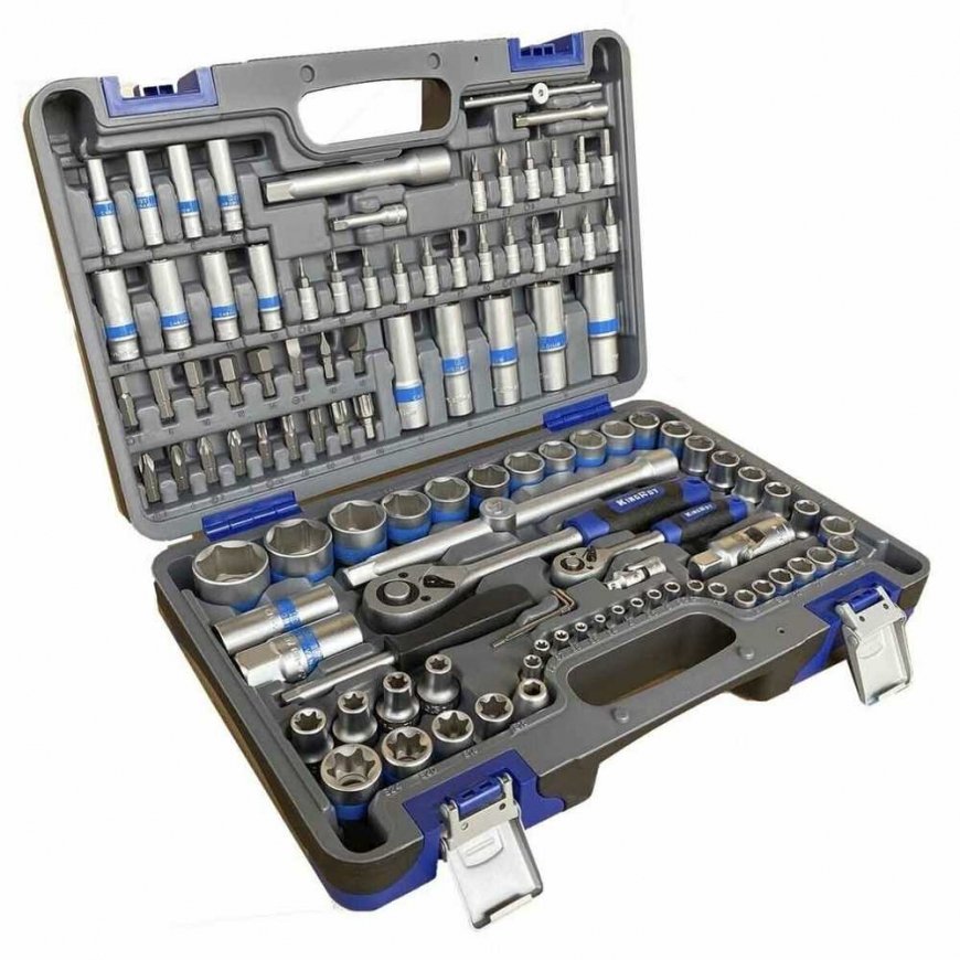 Kingroy 1/4" + 1/2" Socket Set 108pcs. 72TH