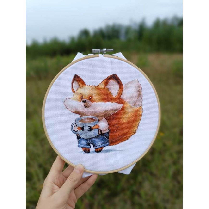 Beldizart Cross Stitch Kit "Coffee Lovers. Fox" SANK-67 – 3