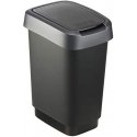 ROTHO Twist Hõbe - prügikast - 10l