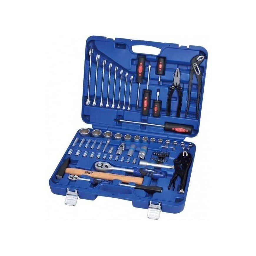 Kingroy 1/4" + 1/2" Socket and Tool Set 72pcs.