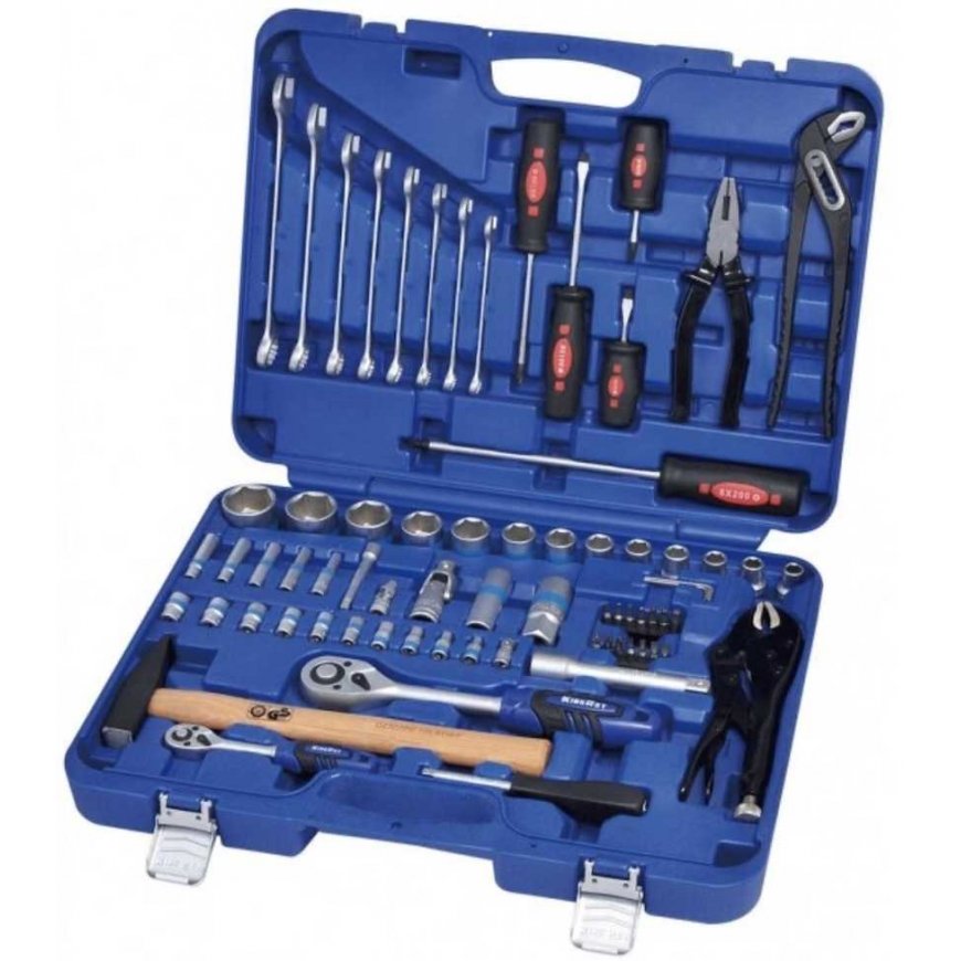 Kingroy 1/4" + 1/2" Galvut ja työkalusarja 72 kpl. – 2