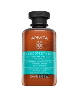 "Apivita" šampoon rasusele juurte ja kuivade otste jaoks 250ml