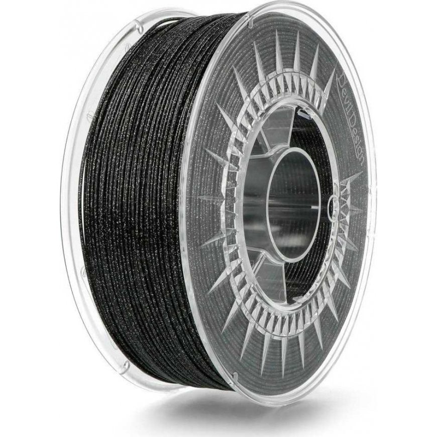 DEVIL DESIGN 05902280031925 filaments PETG GALAXY Melns 1.75mm 1kg – 4