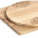 Round cutting board, Ø 27 cm, acacia wood, ZELLER Round cutting board, Ø 27 cm, acacia wood, ZELLER