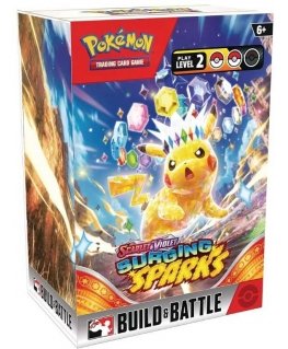 Pokémon TCG: Scarlet & Violet Uzplūstošās Iskras - Būvē un Cīņas Kaste
