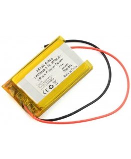 Akyga 3.7V 1S 1600mAh Li-Pol akumuliatorius - 50x34x9mm