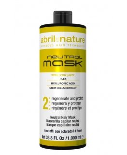 abril et nature Neutral Mask 1000ml plaukų kaukė Moteriškas