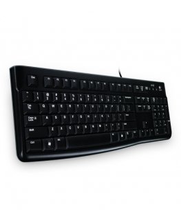 Logitech Keyboard K120 for Business клавиатура Офисная USB QWERTY Русский Черный