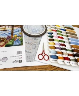 Letistitch Cross Stitch Kit "Winter House" 39x31cm SLETIL9922