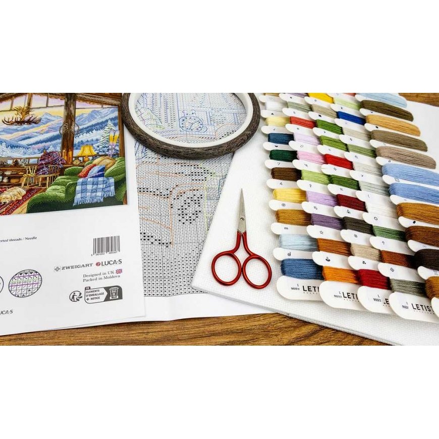 Letistitch Krēslu izšūšanas komplekts "Ziemas