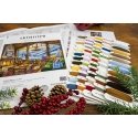 Набор для вышивания крестиком Letistitch "Зимний домик" 39x31см SLETIL9922 Набор для вышивания крестиком Letistitch "Зимний домик" 39x31см SLETIL9922