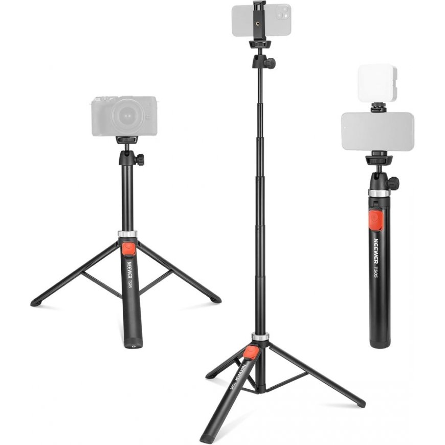 Neewer Extendable Phone Tripod With Remote 10104103