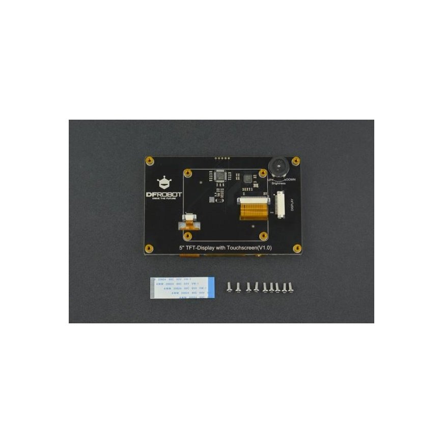 DFRobot Jutiklinis Ekranas Raspberry Pi Mikrokompiuteriui - LCD TFT 5" – 2