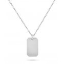 Brilio Silver Silver pendant Dog tag NCL201W (chain, pendant) Brilio Silver Silver pendant Dog tag NCL201W (chain, pendant)