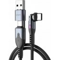 STATIK PowerPivot Pro braided cable, USB-C to USB-C, 2m, black STATIK PowerPivot Pro braided cable, USB-C to USB-C, 2m, black