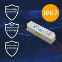 QOLTEC 50941 Impulssyöttölaite IP67 100V-240V 36W 12V 3A QOLTEC 50941 Impulssyöttölaite IP67 100V-240V 36W 12V 3A