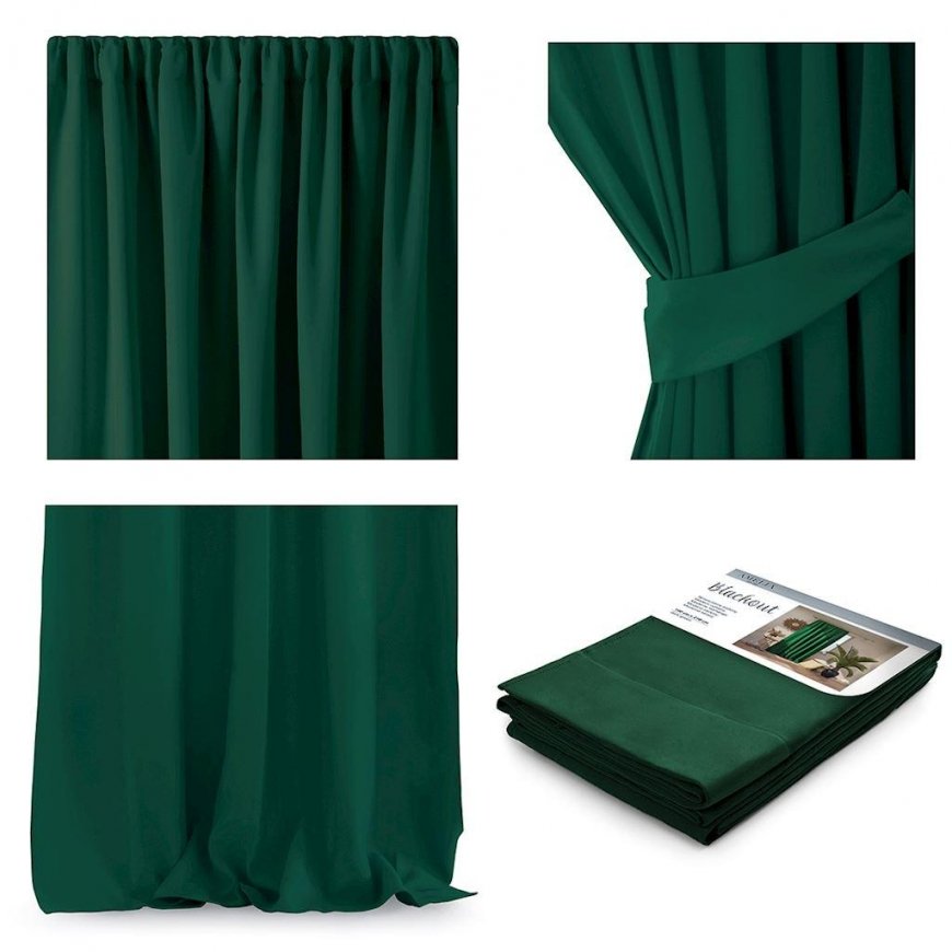 AmeliaHome VERHO/AH/VALOSULKUPLEAT/D.Vihreä/140X270/1KPL