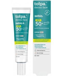 TOŁPA Dermo Rasvaiselle Iholle + CC-voide SPF 50+ 40 ml