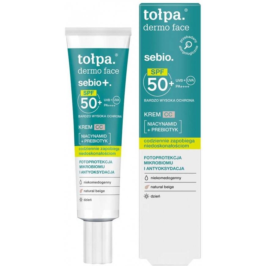 TOŁPA Dermo rasusele näole + CC kreem SPF 50+ 40 ml – 2