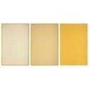 Atmosphera Decorative Towels with Pattern, 45 x 70 cm, 3 pcs, yellow Atmosphera Decorative Towels with Pattern, 45 x 70 cm, 3 pcs, yellow