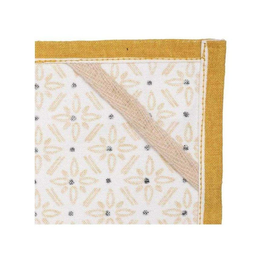 Atmosphera Decorative Towels with Pattern, 45 x 70 cm, 3 pcs, yellow – 5