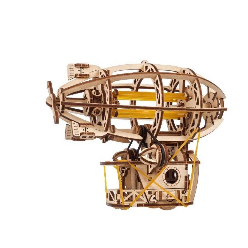 Medinis konstruktorius UGEARS Steampunk Oro laivas – 2