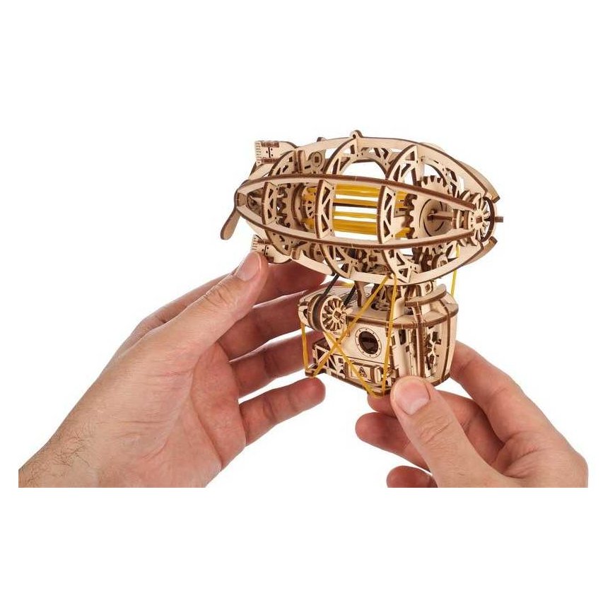Medinis konstruktorius UGEARS Steampunk Oro laivas – 3