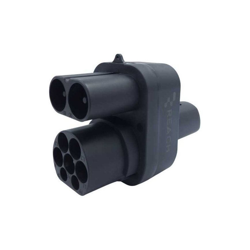 Adapteris Reach CCS2-Tesla NACS/AC+DC