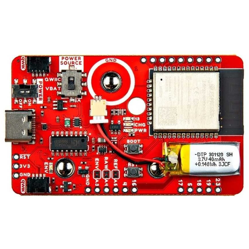 MyoWare 2.0 Wireless Shield – MyoWare 2.0 muscle sensor expansion module – ESP32-WROOM – SparkFun DEV-23387 – 2
