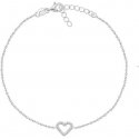 Brilio Silver Hopeaketju Heart ANK112W Brilio Silver Hopeaketju Heart ANK112W