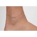 Brilio Silver Hõbedane käevõru Heart ANK112W Brilio Silver Hõbedane käevõru Heart ANK112W