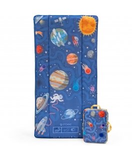 Stokke CloudSleeper - reisivoodi, täispuhutav madrats lastele | Space Maze