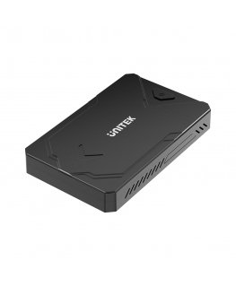 UNITEK S1229CBK01 storage drive enclosure M.2 NVMe & SATA SSD Black