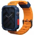 Ādas apyrankes Shokku Apple Watch 45/44/42mm oranžā krāsā Ādas apyrankes Shokku Apple Watch 45/44/42mm oranžā krāsā