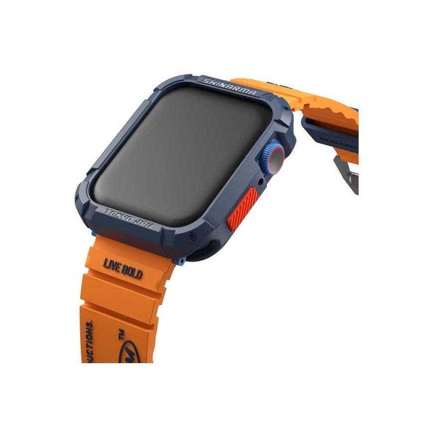 Skinarma käevõru Shokku Apple Watch 45/44/42mm oranžikas värv – 3