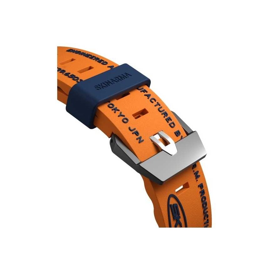 Ādas apyrankes Shokku Apple Watch 45/44/42mm oranžā krāsā – 4