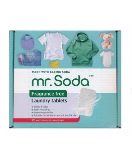 Soda | Skalbyklės tabletės BE KVAPO, 30 vnt x 25 g