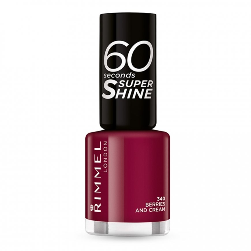 Rimmel 60 Seconds Super Shine küünelakk 8 ml Bordoo Läige
