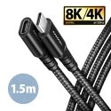 Axagon BUCM32-CF15AB USB кабель USB 3.2 Gen 2x2 1,5 m USB C Черный Axagon BUCM32-CF15AB USB кабель USB 3.2 Gen 2x2 1,5 m USB C Черный