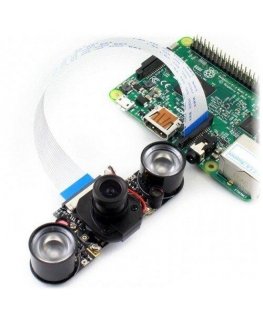 OdSeven kamera HD IR-CUT OV5647 5Mpx - päivän/yön IR, tarkoitettu Raspberry Pi + IR-moduulit