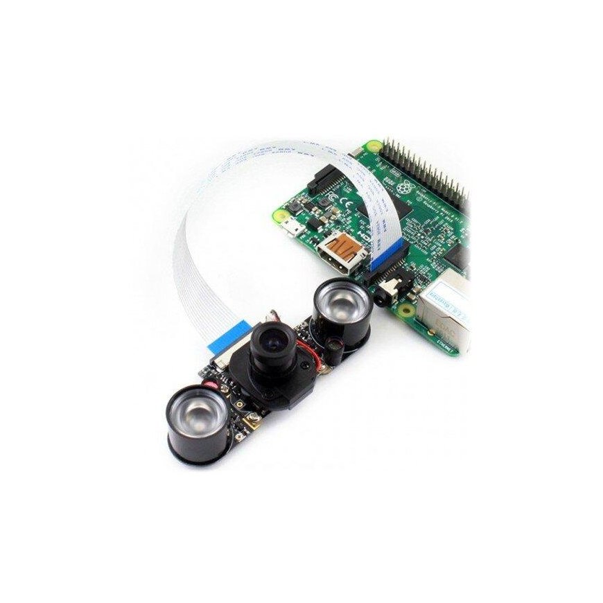 OdSeven HD IR-CUT OV5647 5Mpx camera - day/night IR, designed for Raspberry Pi + IR modules