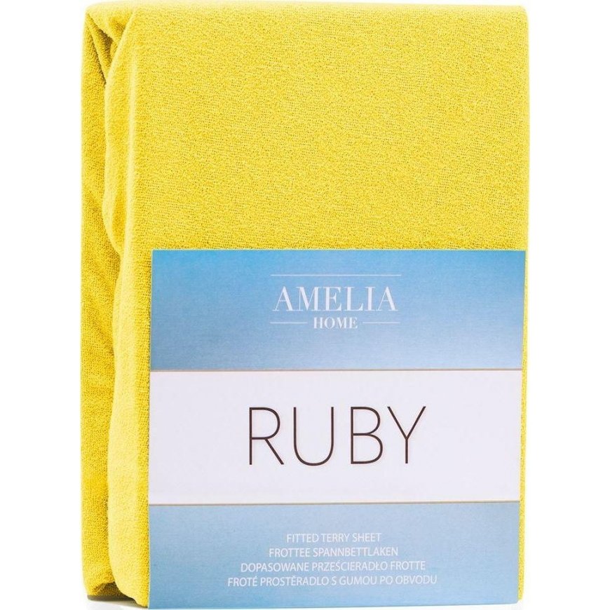 AmeliaHome FITTEDFRO/AH/RUBY/YELLOW04/200-220x200+30
