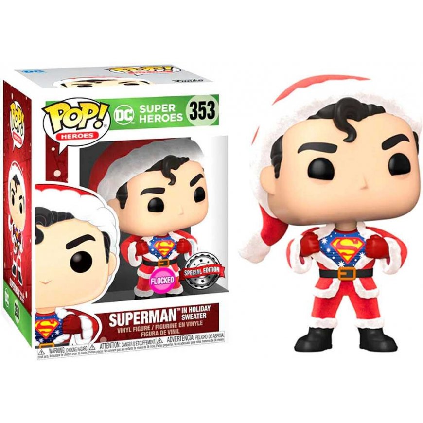 Funko Set figure POP & Tee Back DC Comics Superman Exclusive Flocked – 2